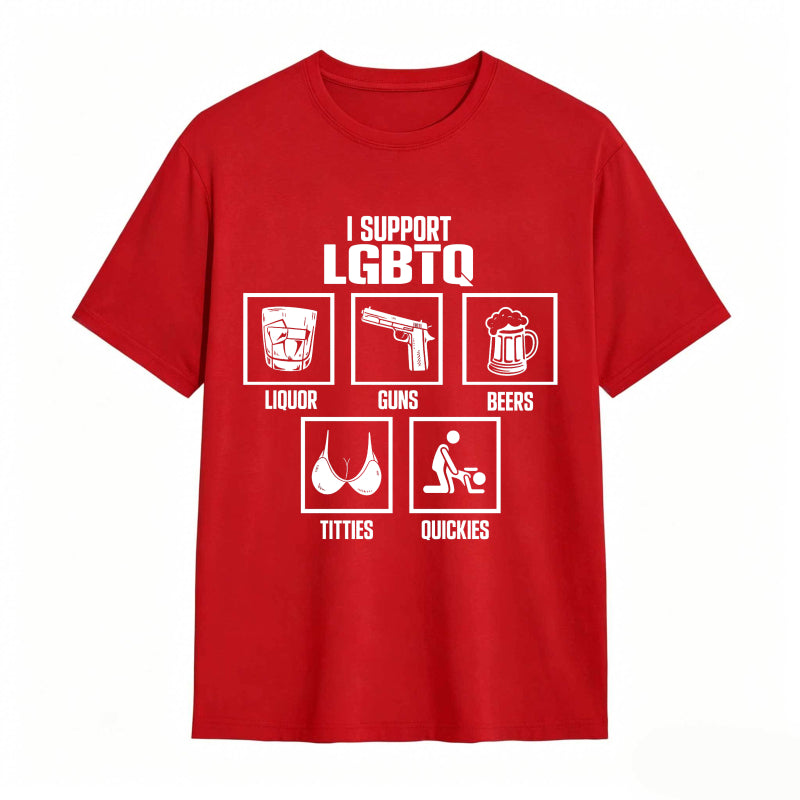 I Support LGBTQ Shirt Funny Meme Shirt