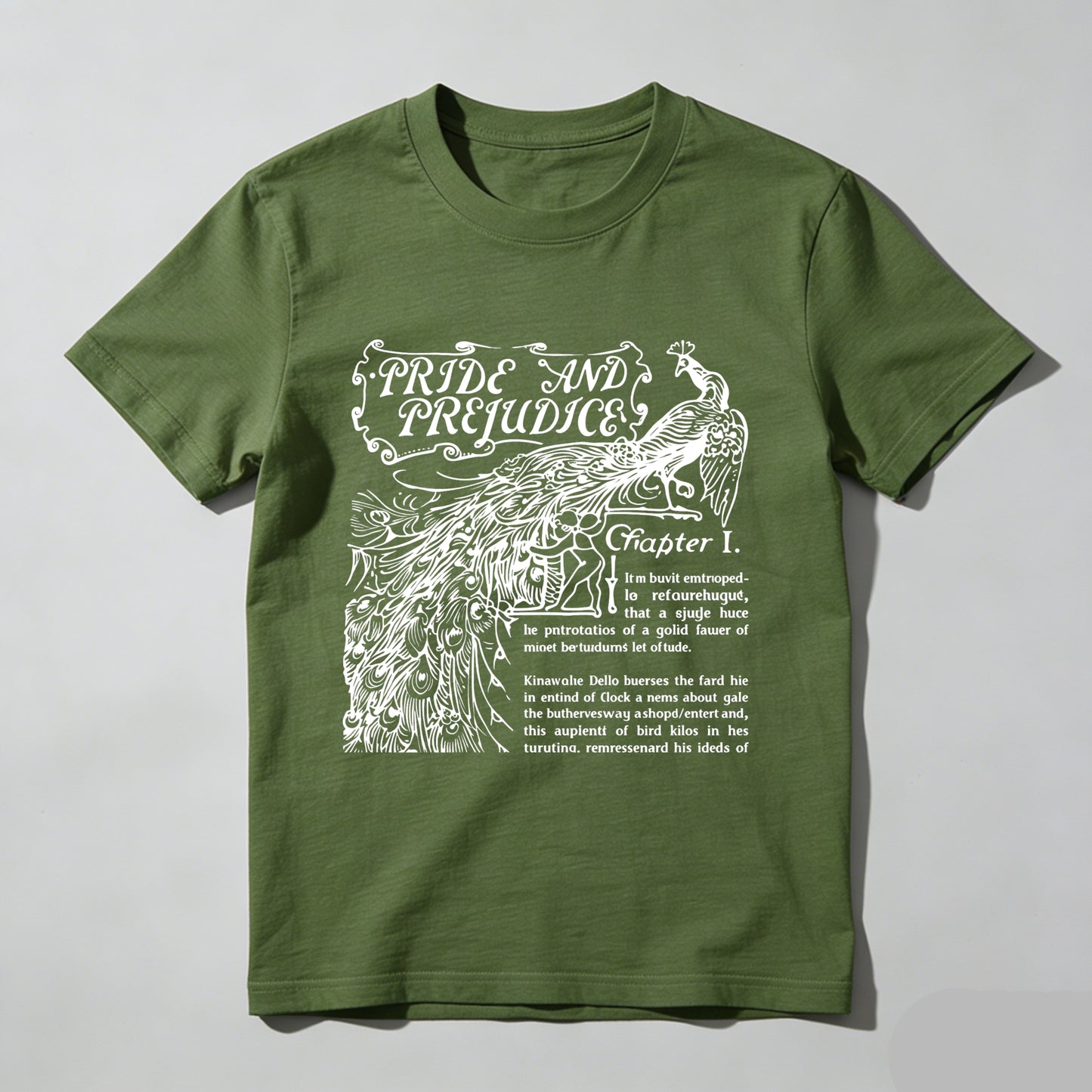Wardrobecart Pride And Prejudice Chapter One Design Unisex Classic T-shirt