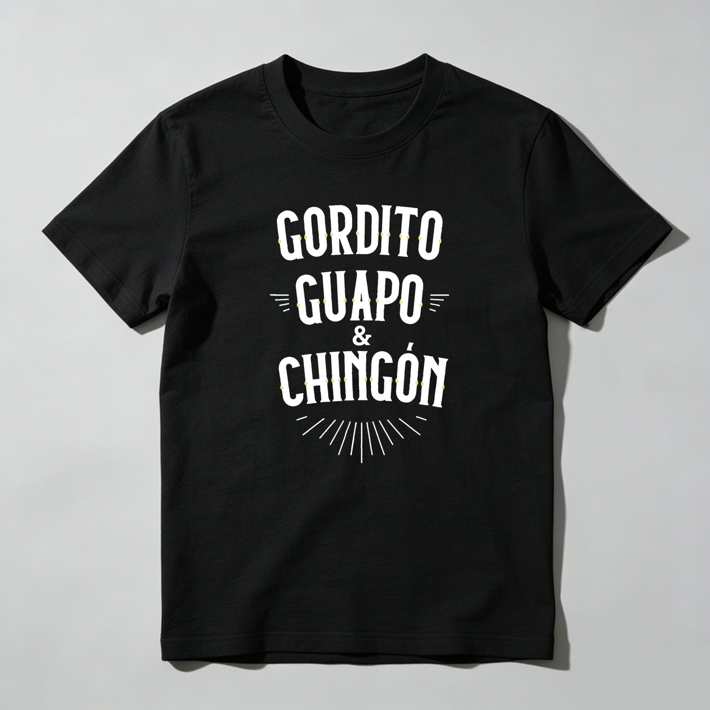 Chubby, Handsome, and Badass tshirt 100% cotton