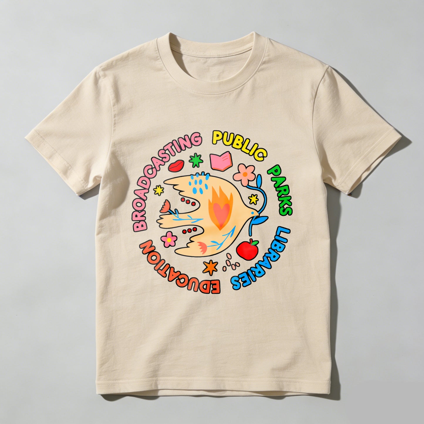 Wardrobecart Broadcasting Public Parks Libraries Education Unisex Classic T-shirt