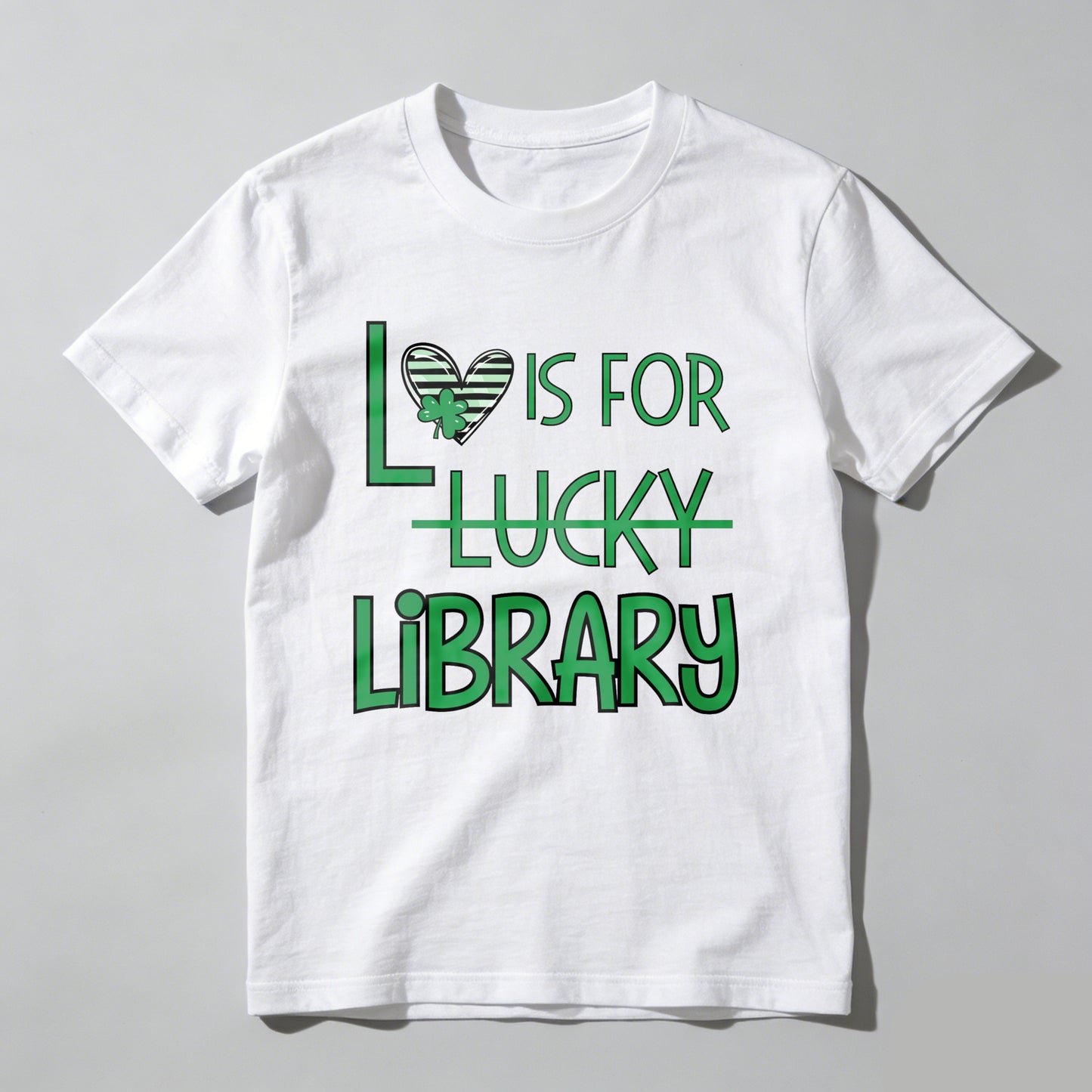 Wardrobecart L Is For Lucky Library Unisex Classic T-shirt