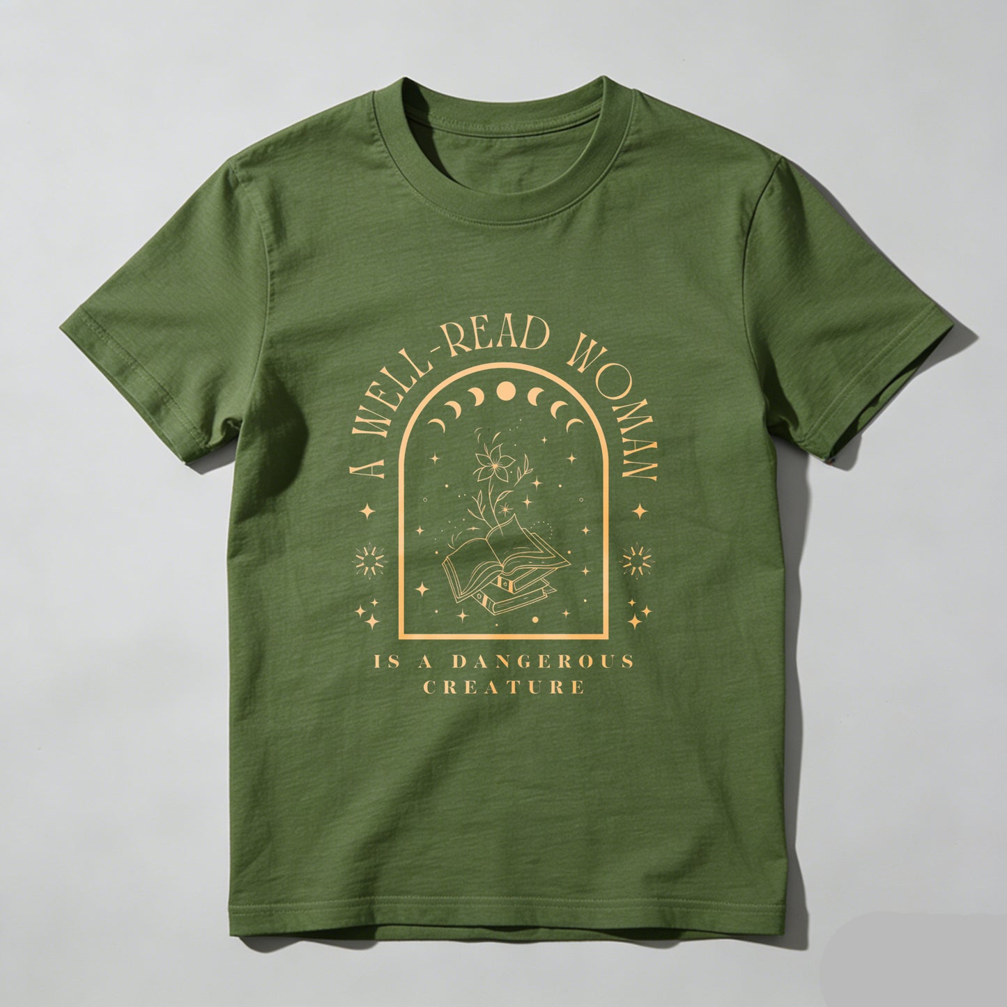Wardrobecart A Well Read Woman Is A Dangerous Creature Unisex Classic T-shirt