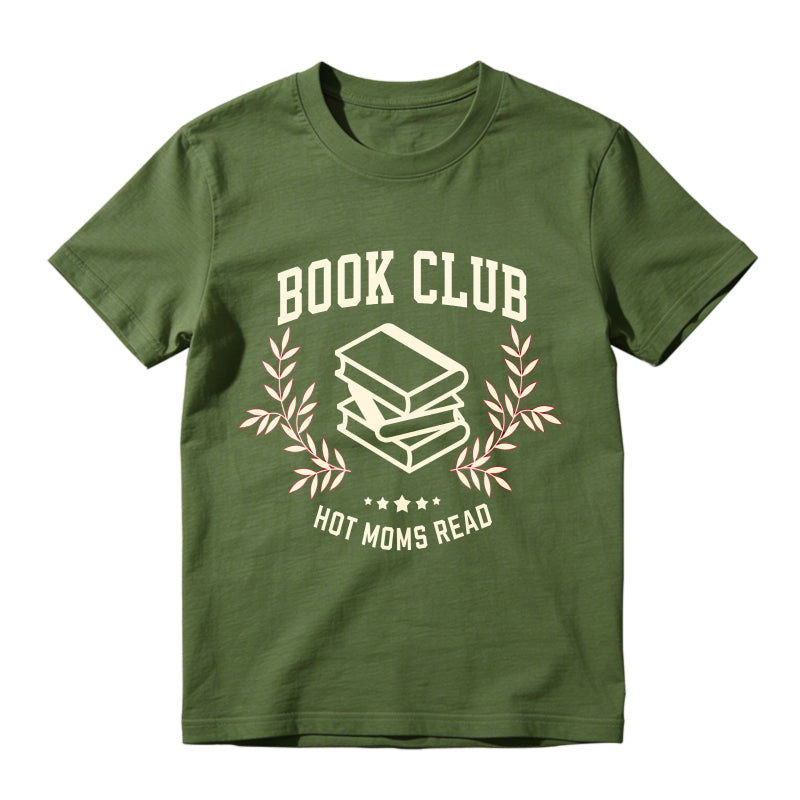 Wardrobecart Book Club With Books And Laurel Wreath Design Unisex Classic T-shirt