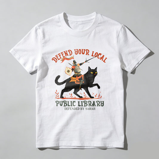 Wardrobecart Defend Your Local Public Library Defended By Sarah Unisex Classic T-shirt