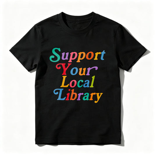 Wardrobecart Support Your Local Library Unisex Classic T-shirt