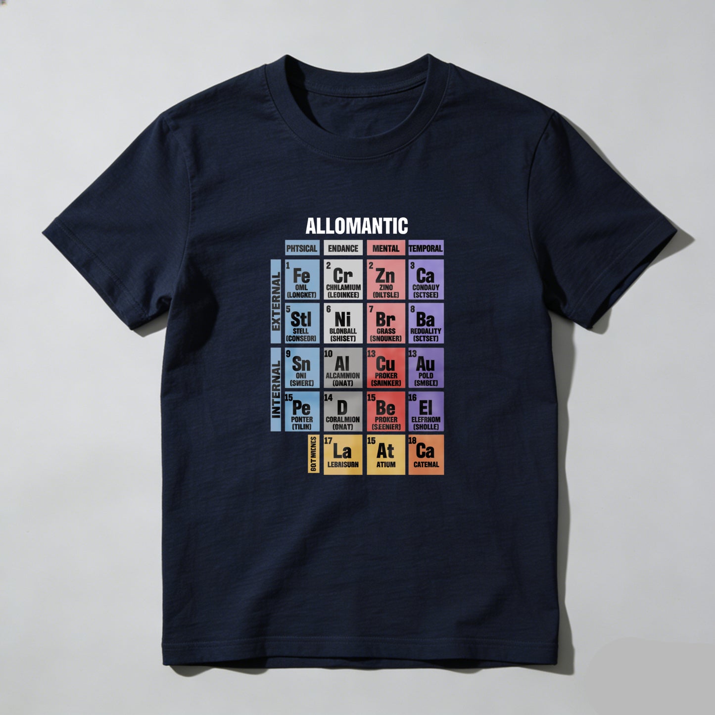 Wardrobecart Allomantic Elemental Periodic Table Design Unisex Classic T-shirt