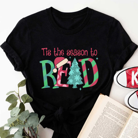Wardrobecart Tis The Season To Read Unisex Classic T-shirt