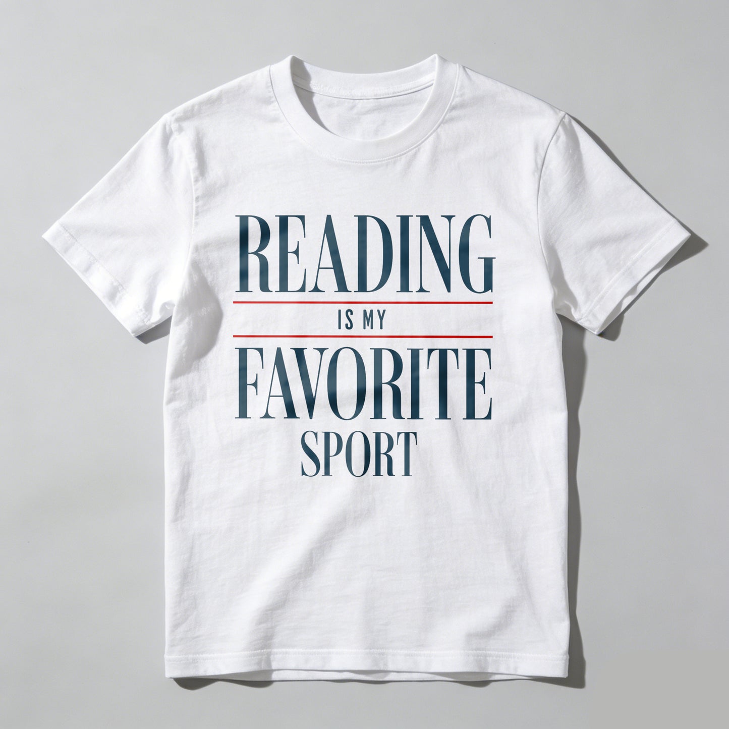 Wardrobecart Reading Is My Favorite Sport Unisex Classic T-shirt