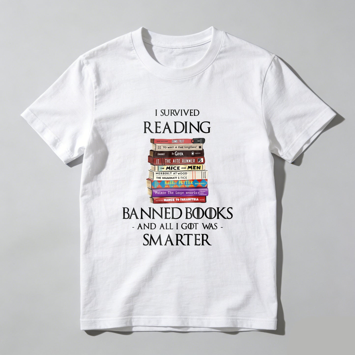 Wardrobecart I Survived Reading Banned Books And All I Got Was Smarter Unisex Classic T-shirt