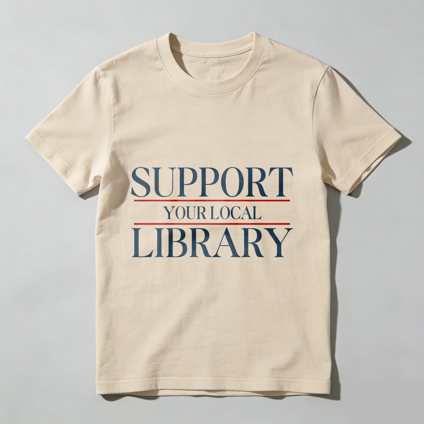 Wardrobecart Support Your Local Library Unisex Classic T-shirt