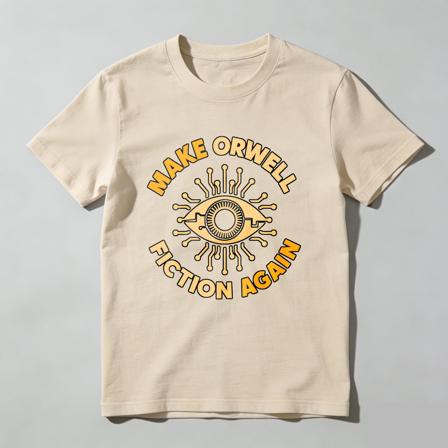 Wardrobecart Make Orwell Fiction Again Eye Symbol Unisex Classic T-shirt