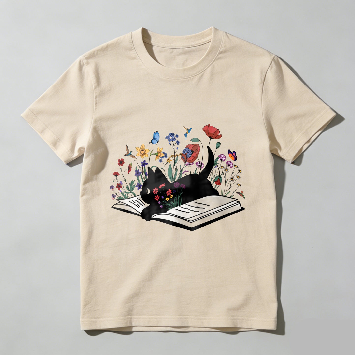 Wardrobecart Book With Flowers Blooming From Pages Unisex Classic T-shirt