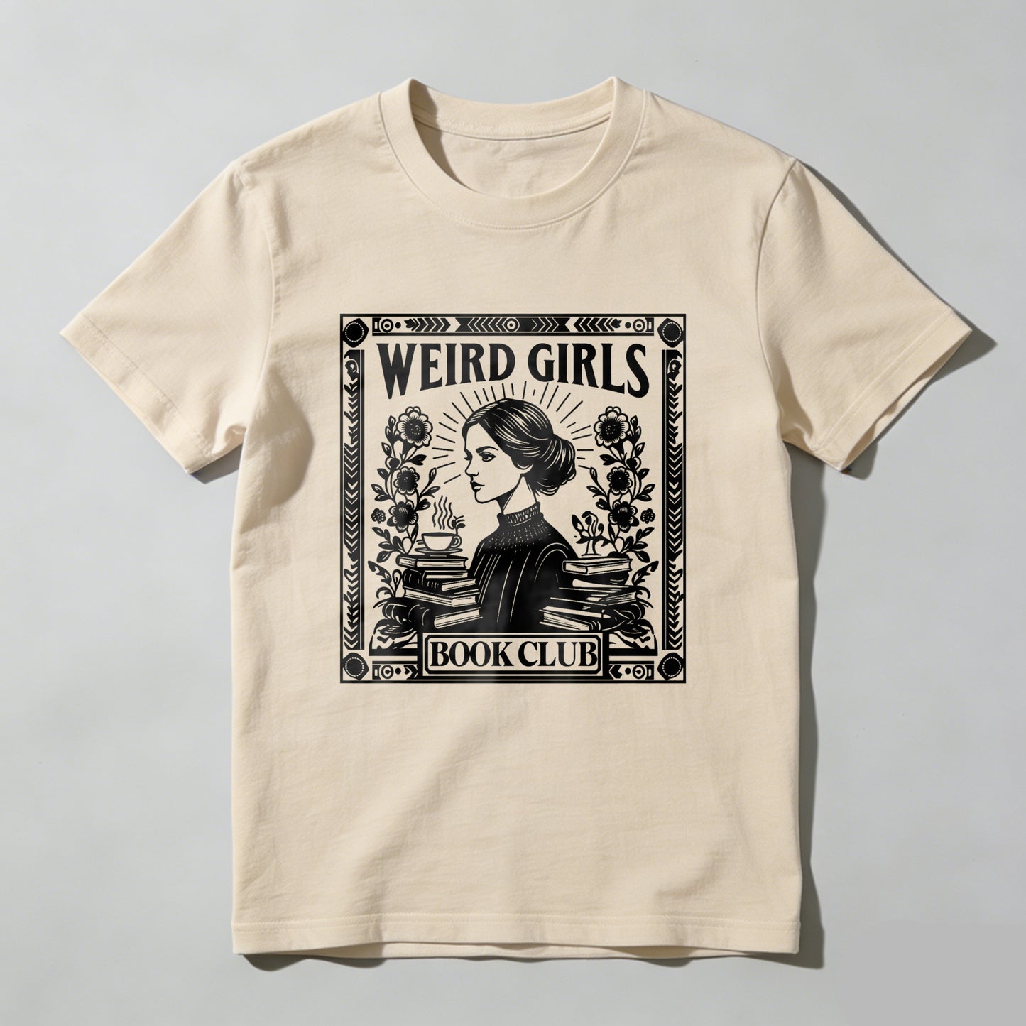 Wardrobecart Weird Girls Book Club Artwork Unisex Classic T-shirt