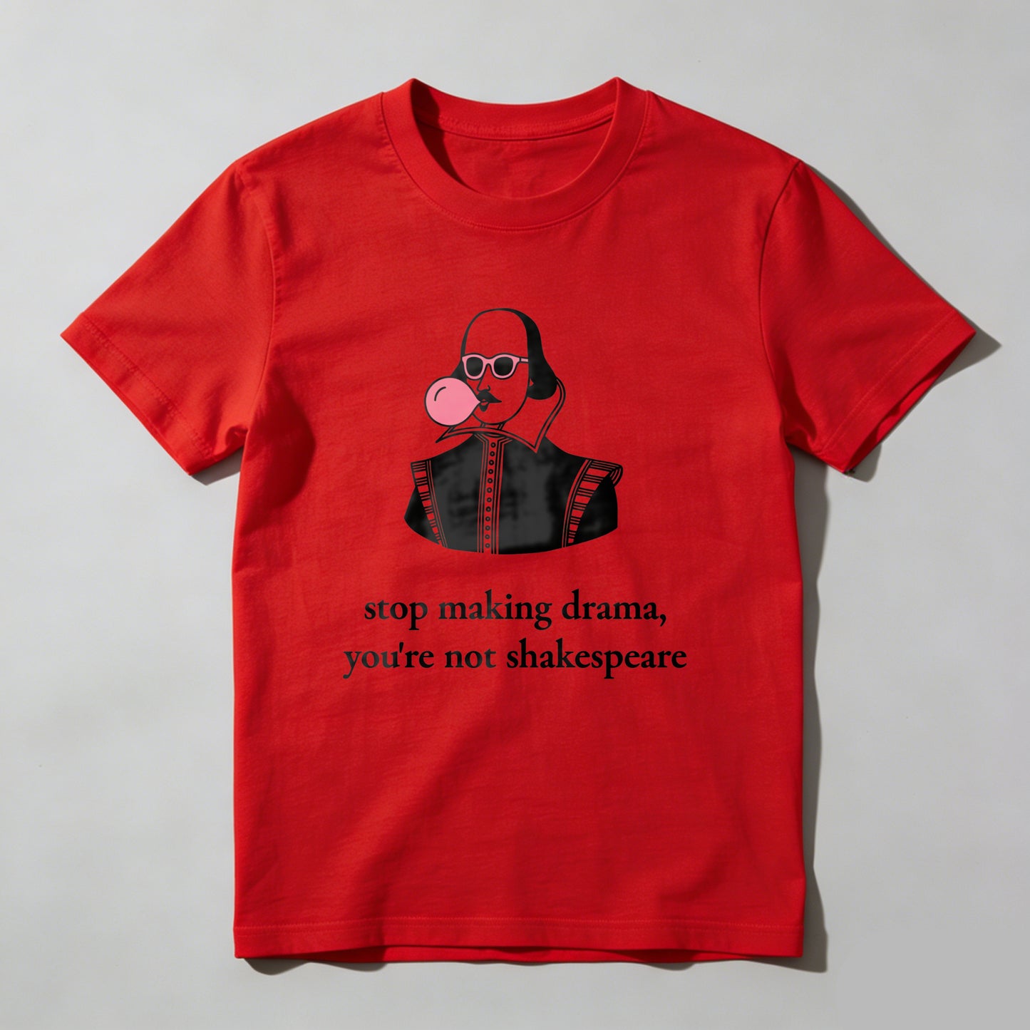 Wardrobecart Pink Bubblegum And Sunglasses Unisex Classic T-shirt