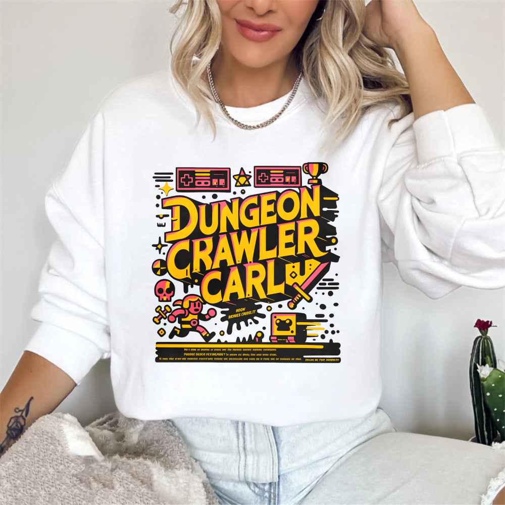 Wardrobecart Dungeon Crawler Carl Pixel Art Design Unisex Classic Sweatshirt