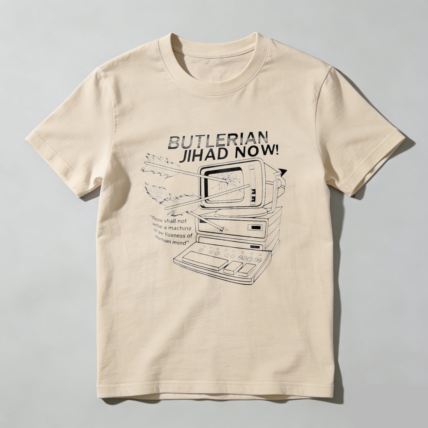 Wardrobecart Butlerian Jihad Now Machine Rebellion Unisex Classic T-shirt