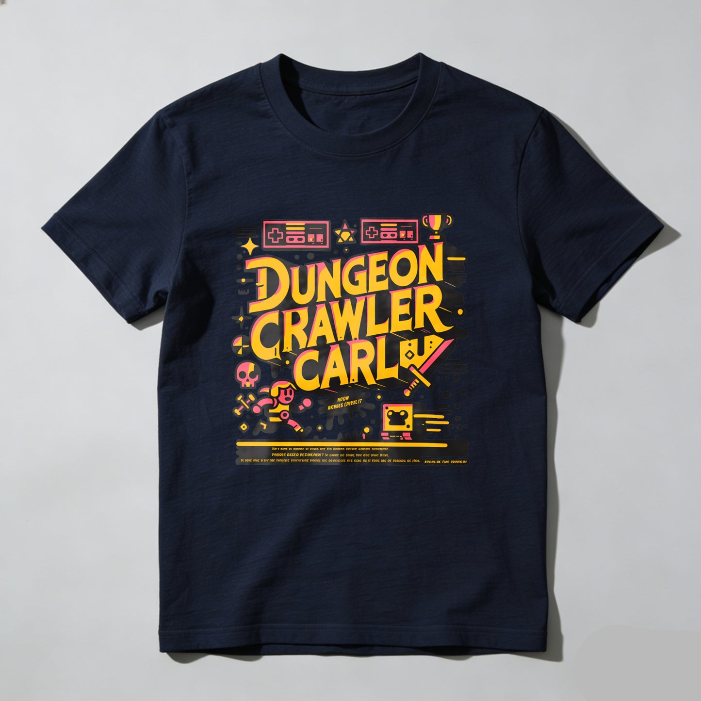Wardrobecart Dungeon Crawler Carl Game Art Design Unisex Classic T-shirt