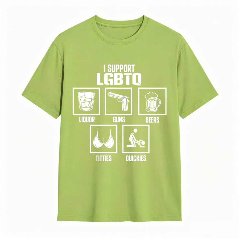I Support LGBTQ Shirt Funny Meme Shirt