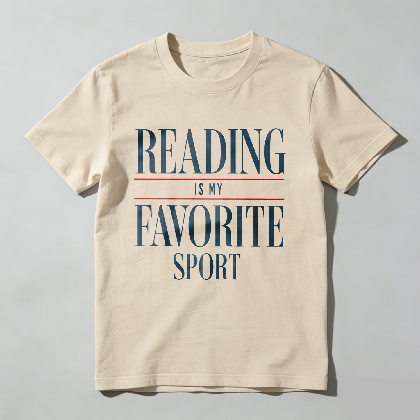 Wardrobecart Reading Is My Favorite Sport Unisex Classic T-shirt