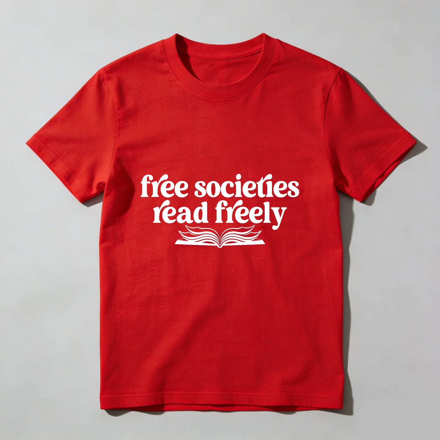 Wardrobecart Free Societies Read Freely Book Unisex Classic T-shirt