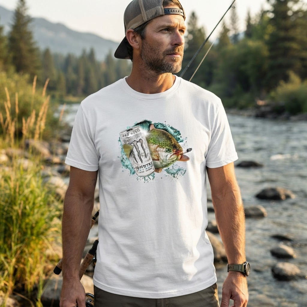 Dope Monster Fish T-Shirt | Funny Graphic Tee | Unisex