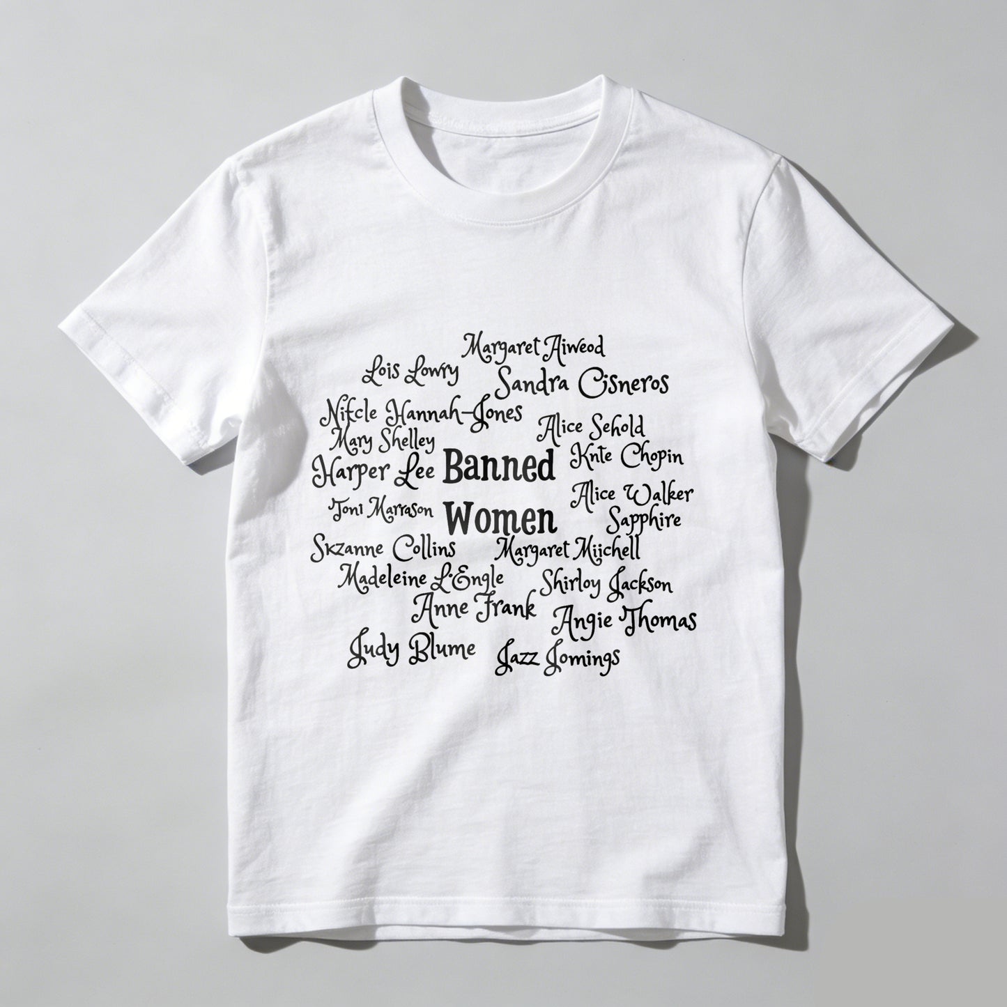 Wardrobecart Banned Women Names List Print Unisex Classic T-shirt