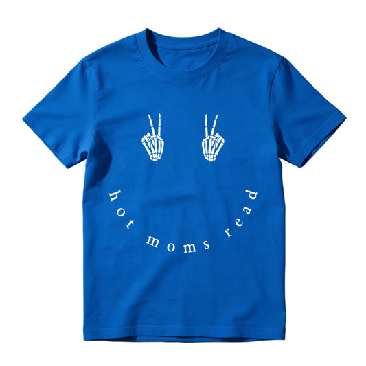 Wardrobecart Peace Sign Hands Hot Moms Read Unisex Classic T-shirt