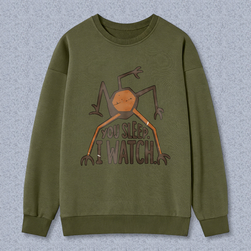 Wardrobecart Spider You Sleep I Watch Unisex Classic Sweatshirt
