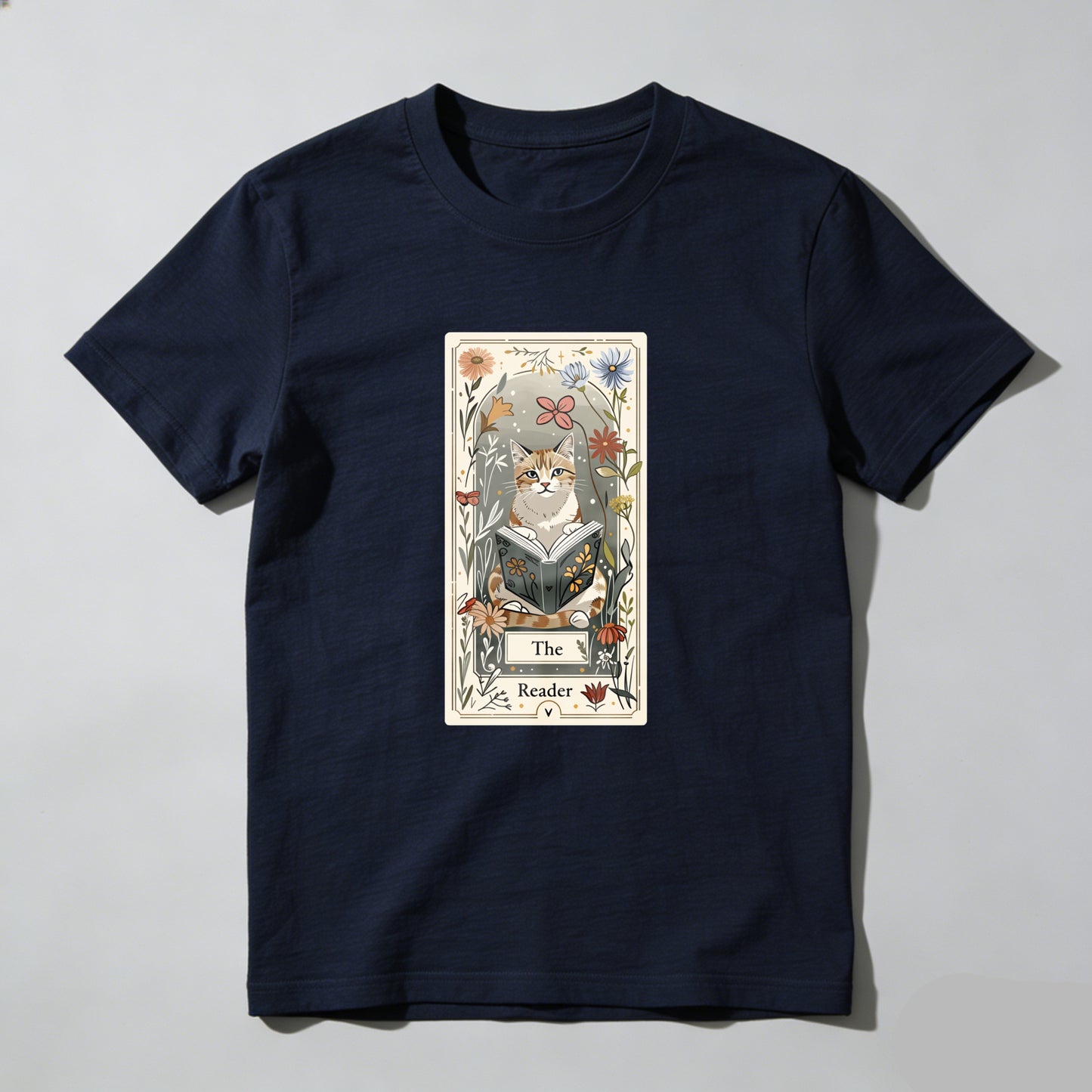Wardrobecart The Reader Tarot Card Design Unisex Classic T-shirt