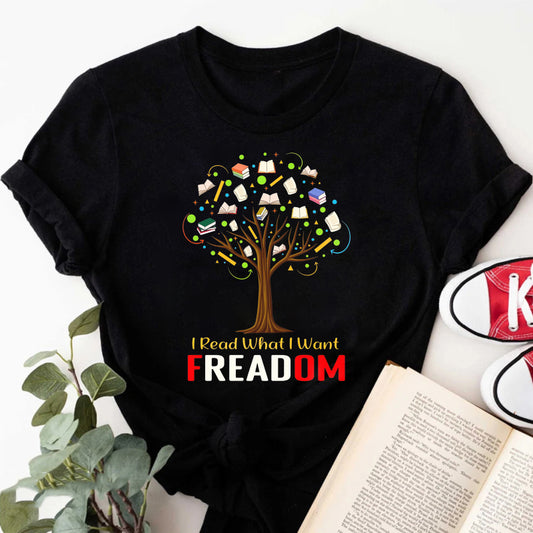 Wardrobecart I Read What I Want Freadom Tree Books Unisex Classic T-shirt