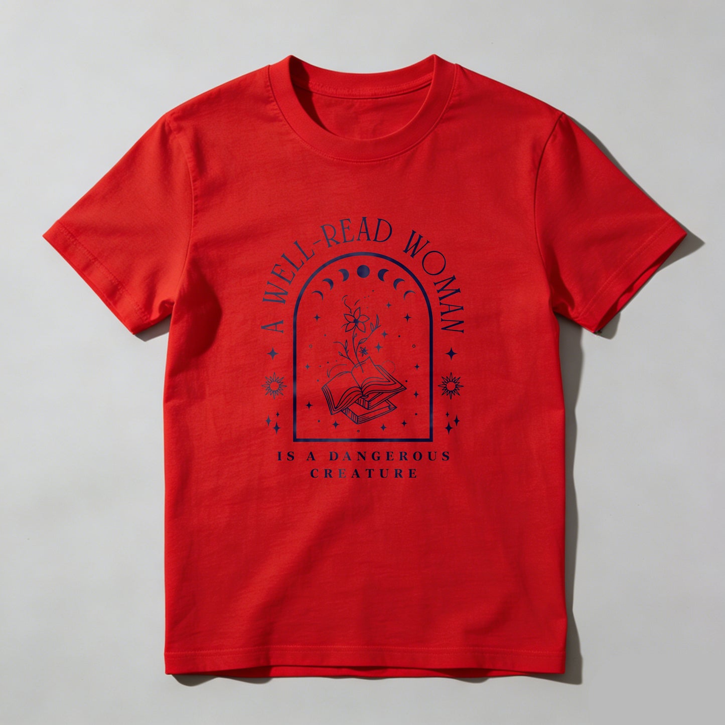 Wardrobecart A Well Read Woman Is A Dangerous Creature Unisex Classic T-shirt