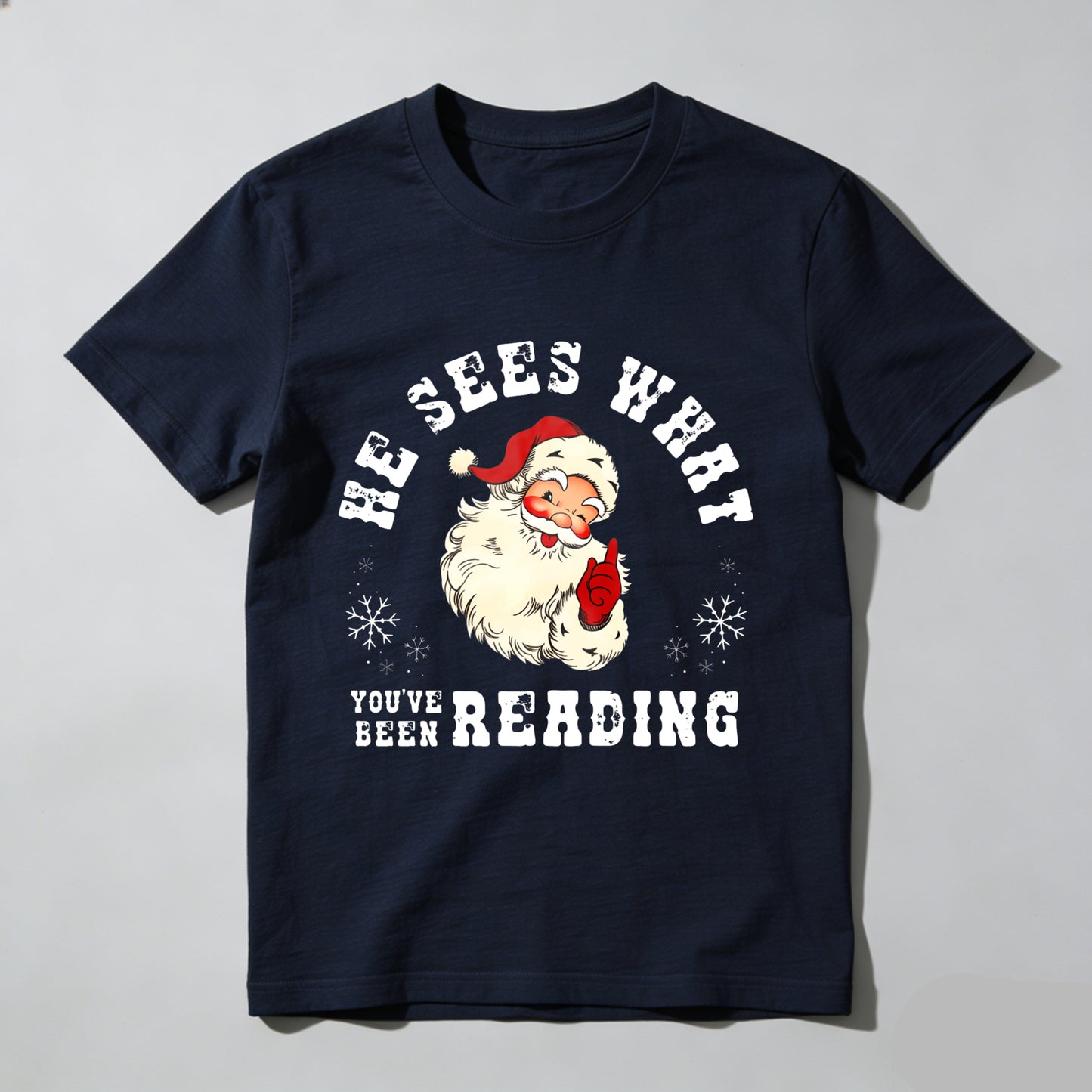 Wardrobecart He Sees What You've Been Reading Unisex Classic T-shirt