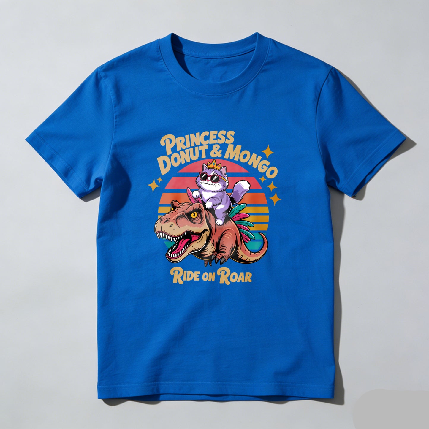 Wardrobecart Princess Donut And Mongo Ride On Roar Unisex Classic T-shirt