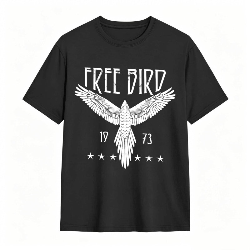 Free Bird Eagle 1973 Stars Design Unisex Classic T-shirt