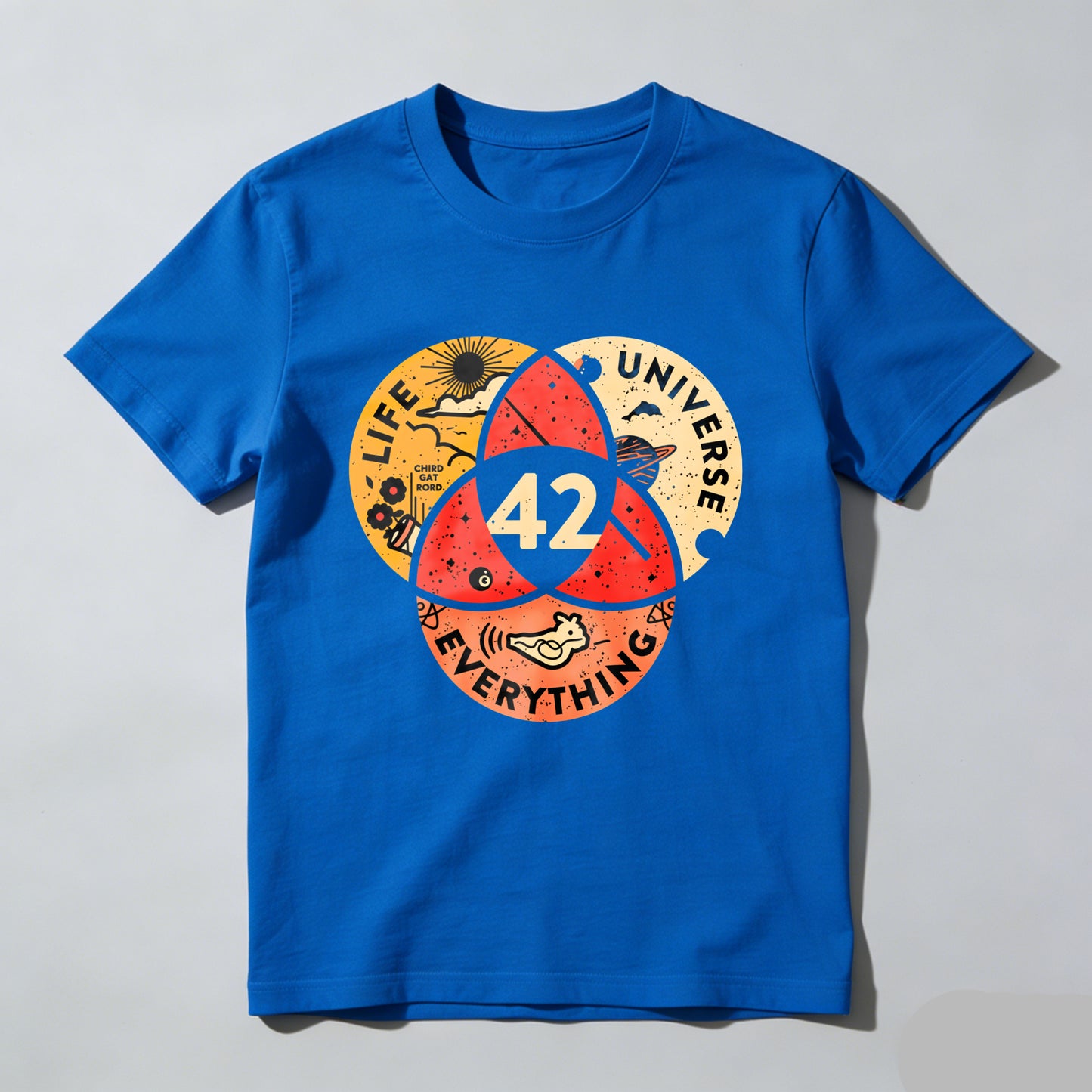 Wardrobecart Life Universe Everything Number Forty Two Unisex Classic T-shirt
