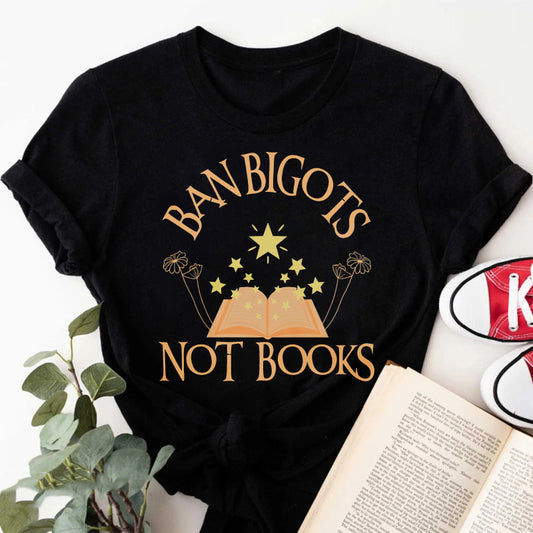 Wardrobecart Ban Bigots Not Books Unisex Classic T-shirt