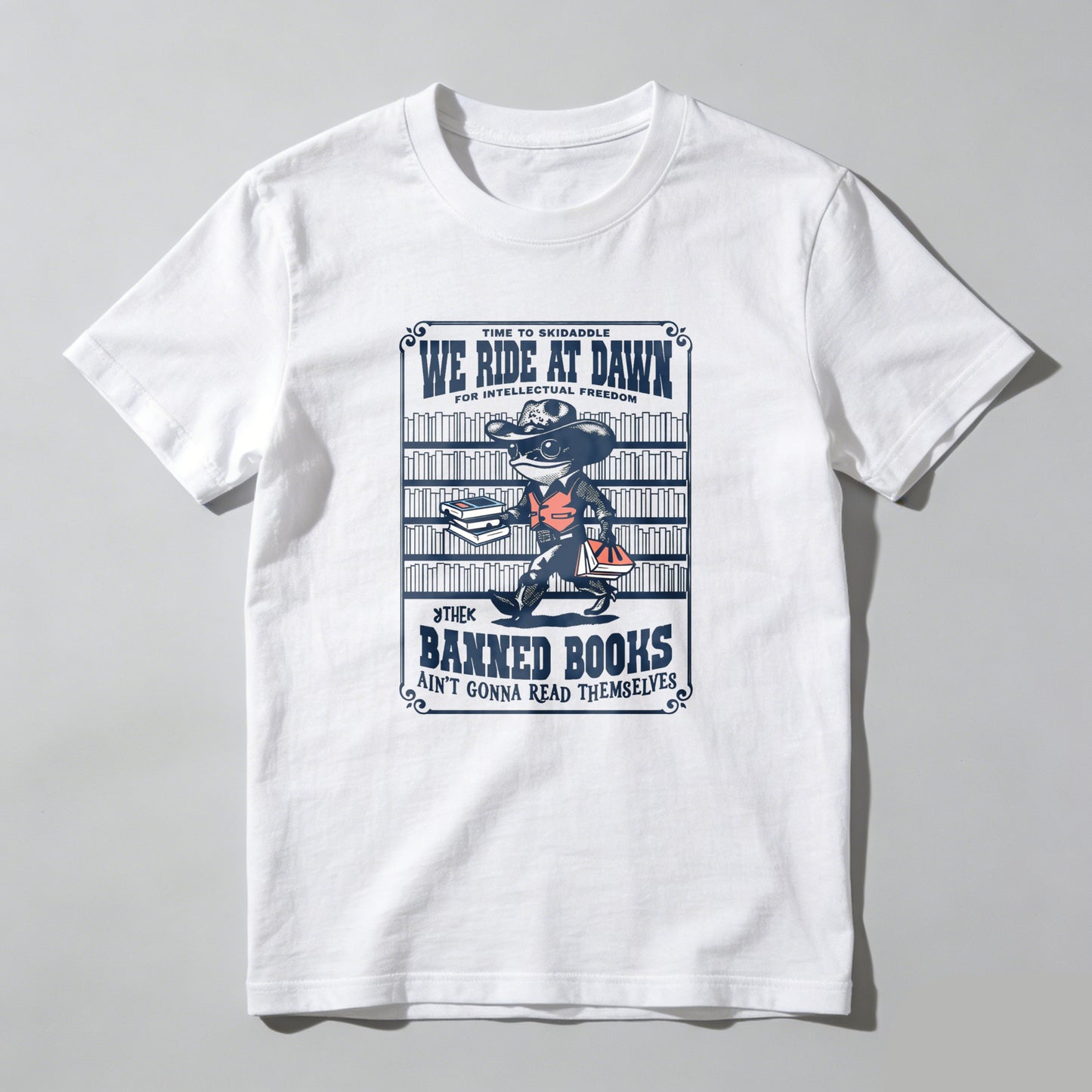 Wardrobecart We Ride At Dawn Banned Books Unisex Classic T-shirt