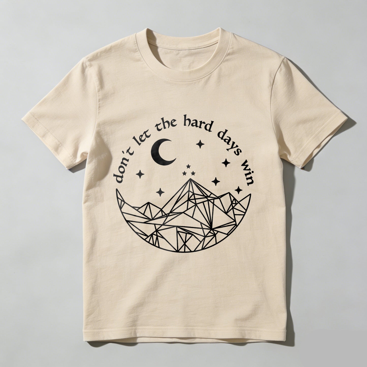 Wardrobecart Don't Let The Hard Days Win Unisex Classic T-shirt