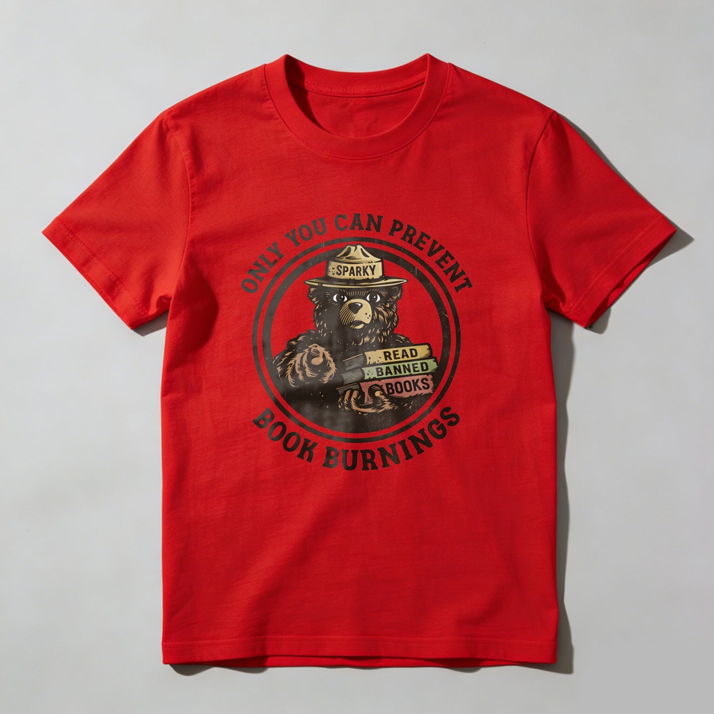 Wardrobecart Only You Can Prevent Book Burnings Unisex Classic T-shirt