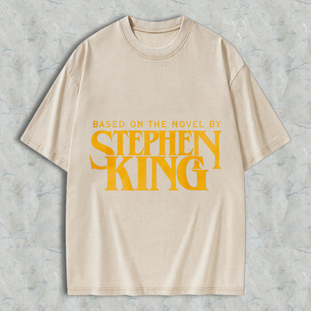 Wardrobecart Stephen King Based On The Novel By Unisex Washed T-shirt