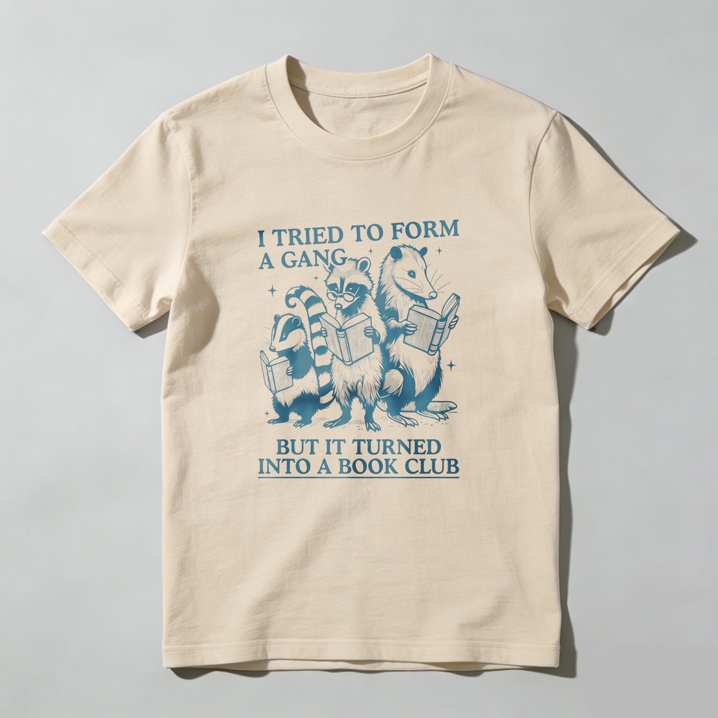 Wardrobecart I Tried To Form A Gang But It Turned Into A Book Club Unisex Classic T-shirt