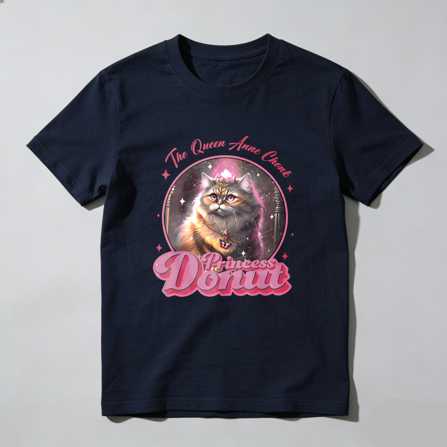 Wardrobecart The Queen Anne Cat Princess Donut Unisex Classic T-shirt