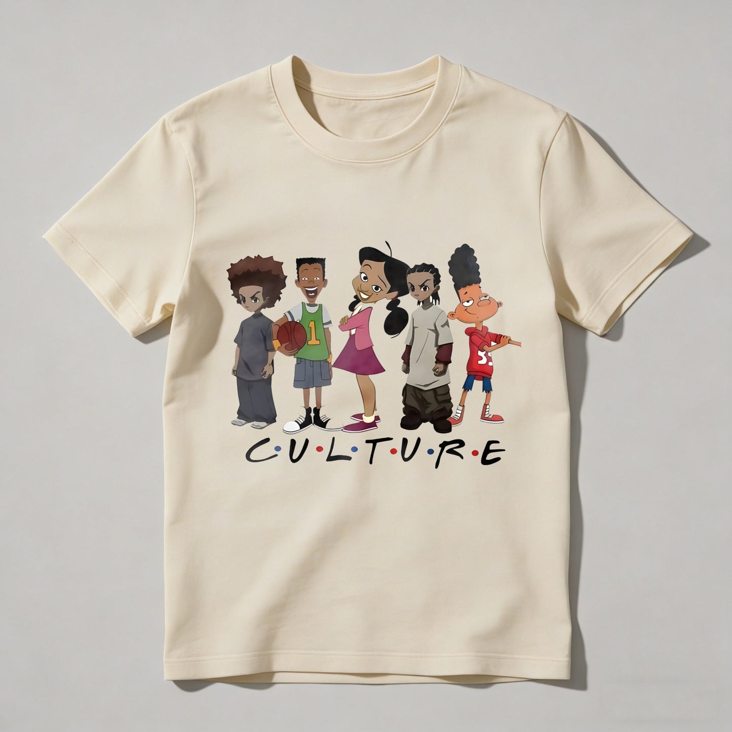 Cartoon Characters Culture T-shirt