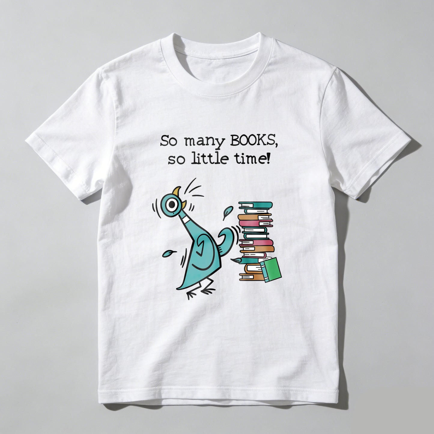 Wardrobecart So Many Books So Little Time Bird And Books Unisex Classic T-shirt
