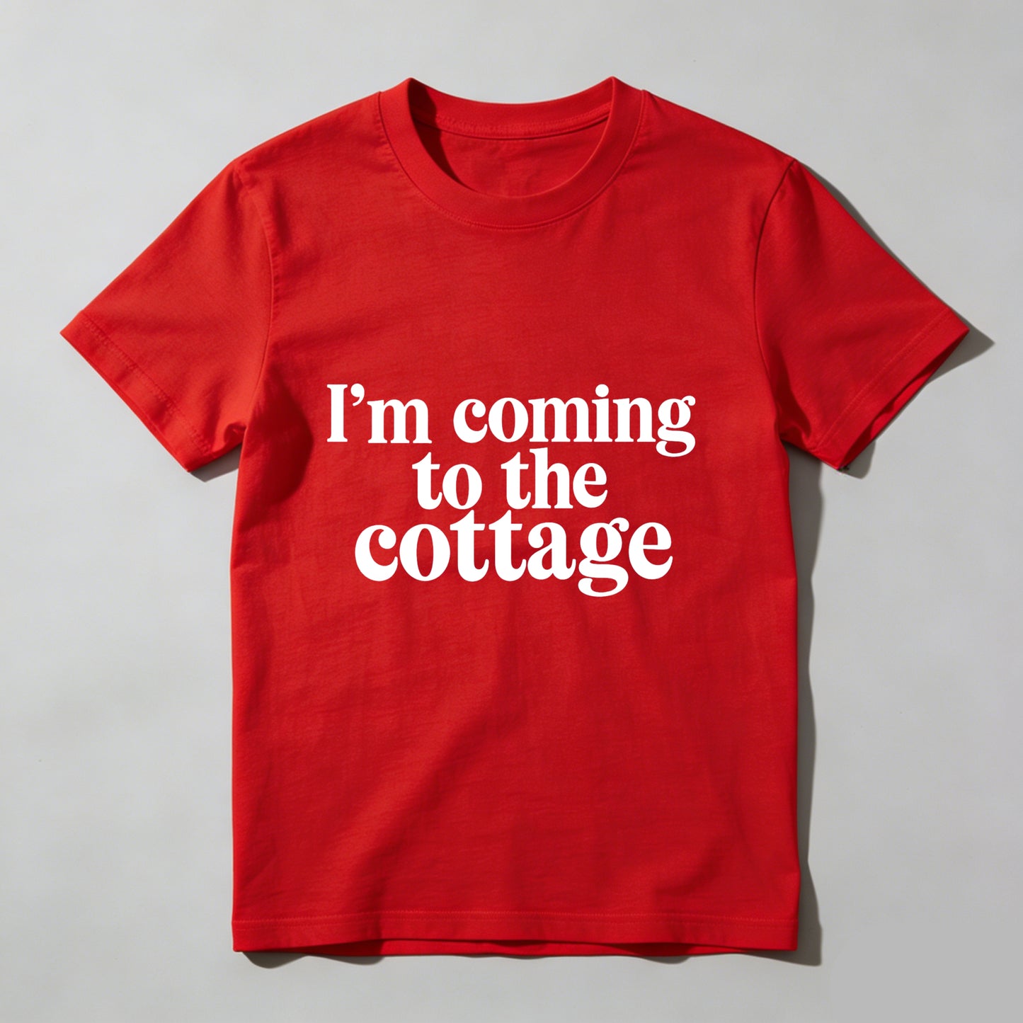 Wardrobecart I'm Coming To The Cottage Unisex Classic T-shirt