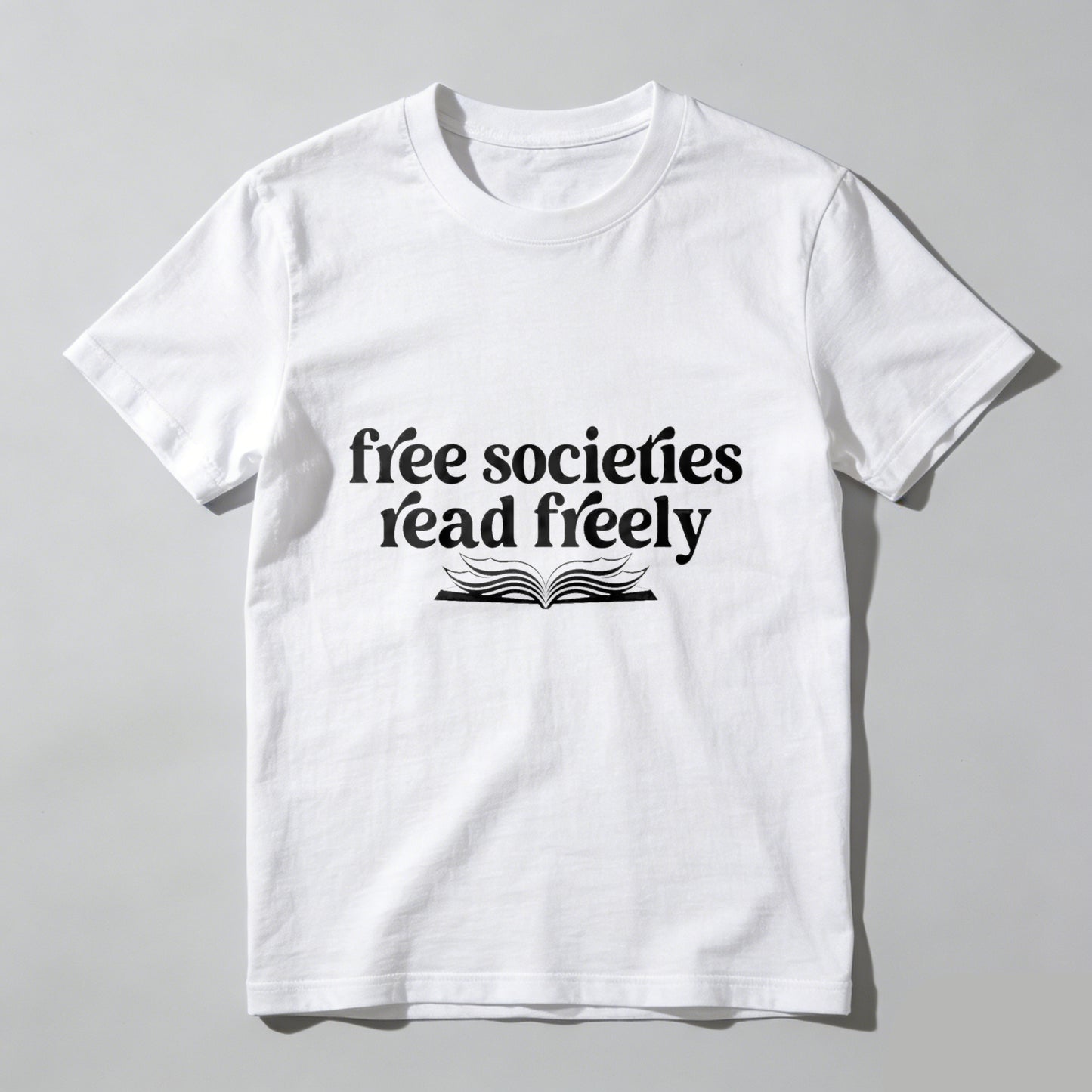 Wardrobecart Free Societies Read Freely Book Unisex Classic T-shirt
