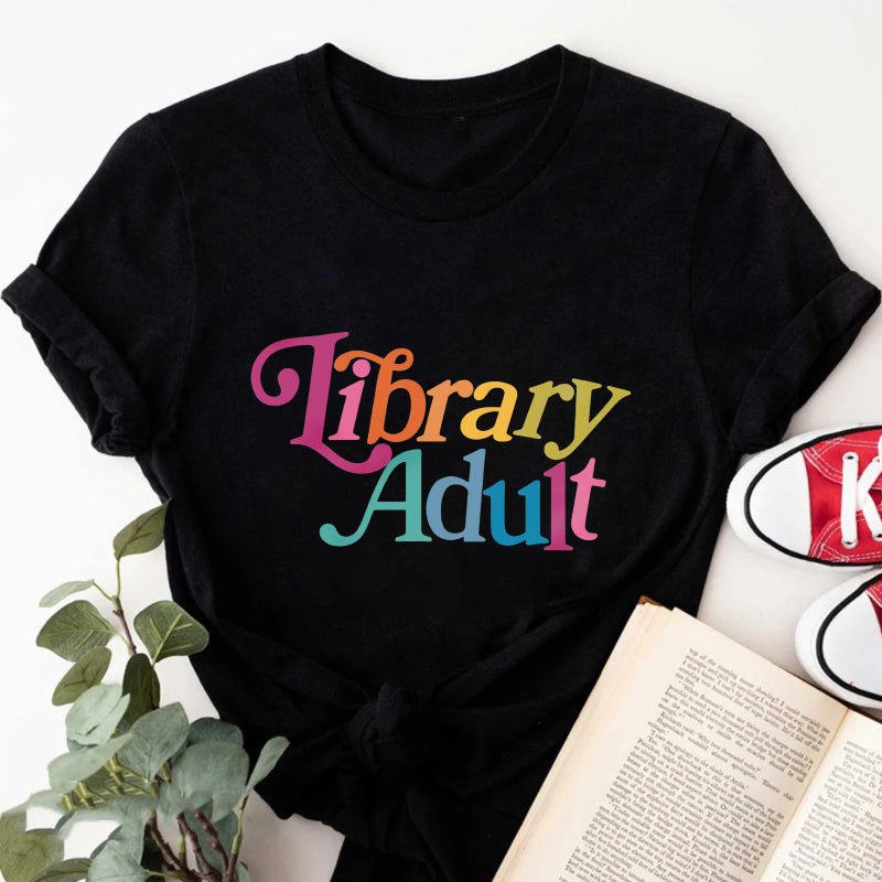 Wardrobecart Library Adult Unisex Classic T-shirt