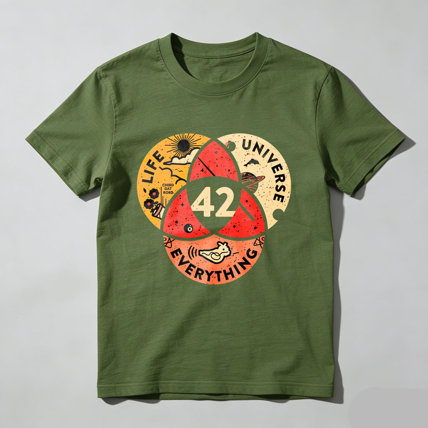 Wardrobecart Life Universe Everything Number Forty Two Unisex Classic T-shirt