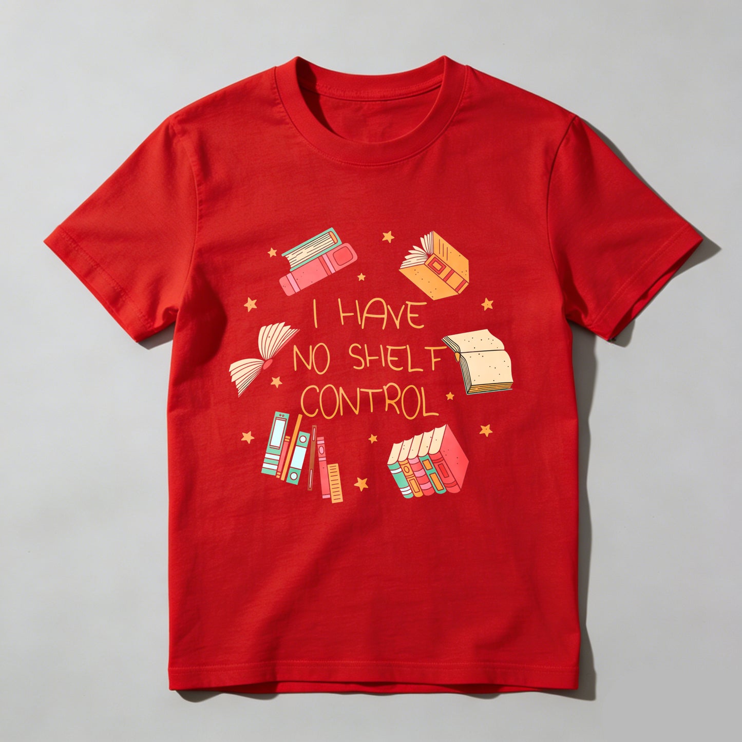 Wardrobecart Book Lover I Have No Shelf Control Design Unisex Classic T-shirt
