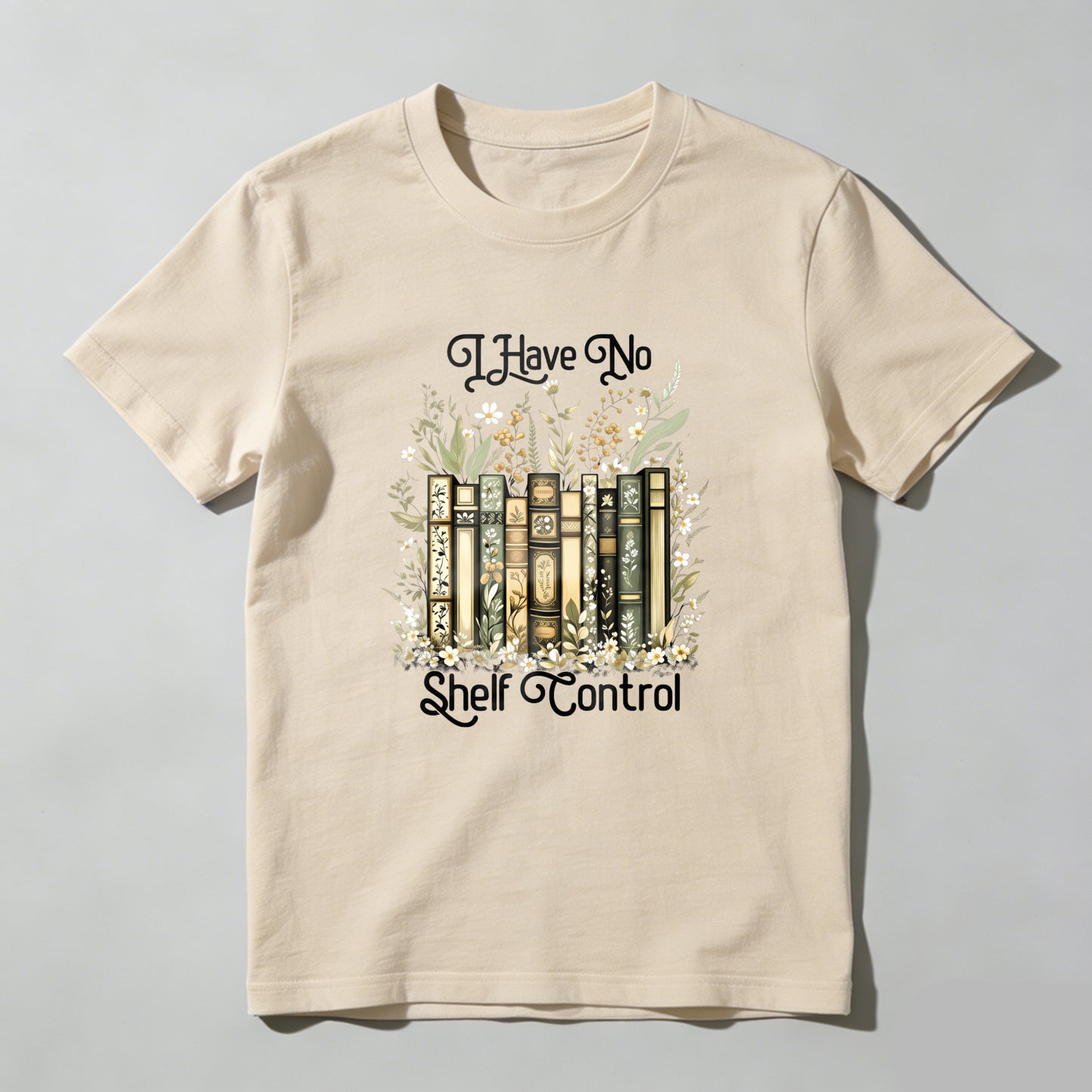 Wardrobecart Books Flowers Leaves Nature Garden Reading Magic Control Unisex Classic T-shirt